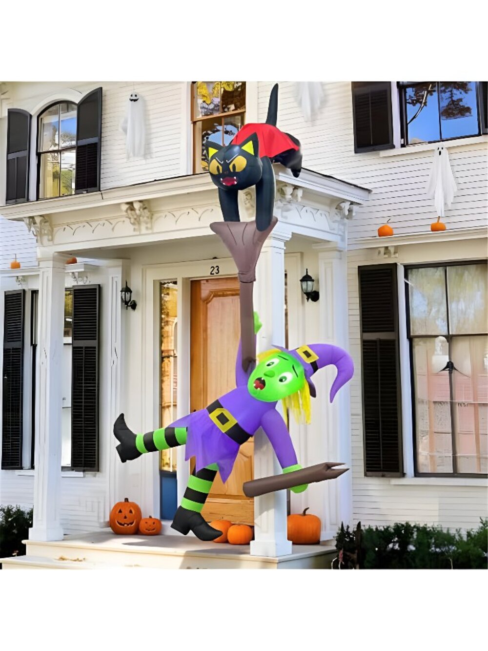 OurWarm 12FT Halloween Inflatables Outdoor Decorations Halloween Blow Ups